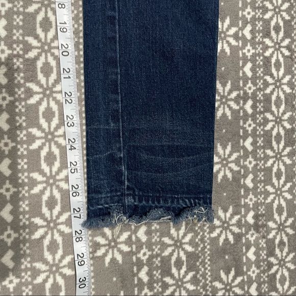 AMO Denim Babe True Blue High Rise Raw Hem - Picture 12 of 13